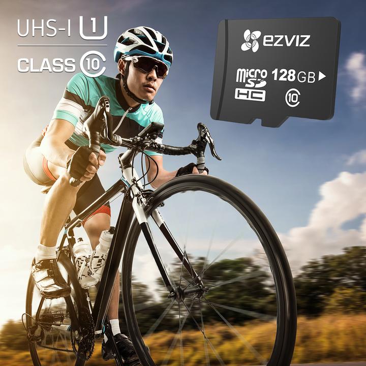 Image du produit EZVIZ Carte Micro SD 128Gb (128 Go, microSDXC, U3, UHS-I)