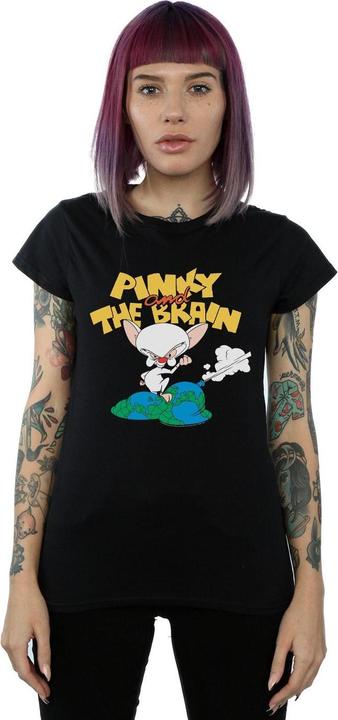Actual product image Universal Textiles Womens/Ladies The Brain World Domination Cotton T-Shirt (XL)