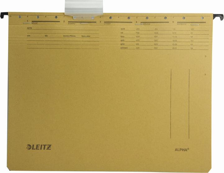 Image du produit Leitz Cartella sospesa Alpha® con divisori interni e tasca (A4, 1 x)