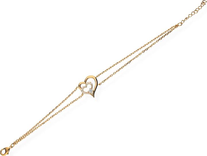 Produktbild Carat Hearts (14.50 cm, Messing Plaqué Or)