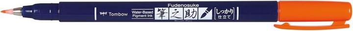 Actual product image Tombow FUDENOSUKE HARD - Calligraphy Pencil (Orange, 3 mm, 1 x)