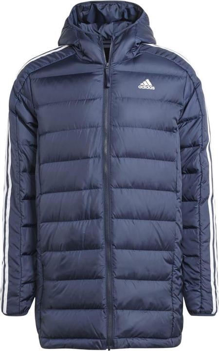 Actual product image adidas Mens Essentials Light Down Light Hooded Jacket (S)