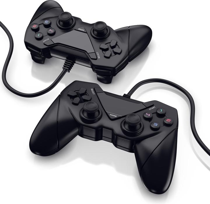 Actual product image CSL 2x Gamepad Set, Gaming USB Controller for Android, PC / PS3 / Playstation / Direct-Input / X-Input (Android, PC)