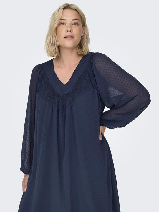 Actual product image Only Regular fit V-neck Elasticated cuffs Midi dress Dress (48)
