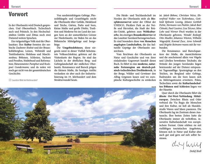 Actual product image Travel guide Upper Lusatia, Lusatian Lakeland with Zittau Mountains