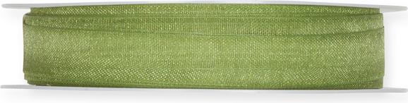 Actual product image Halbach organza ribbon, moss green (Gift ribbon)