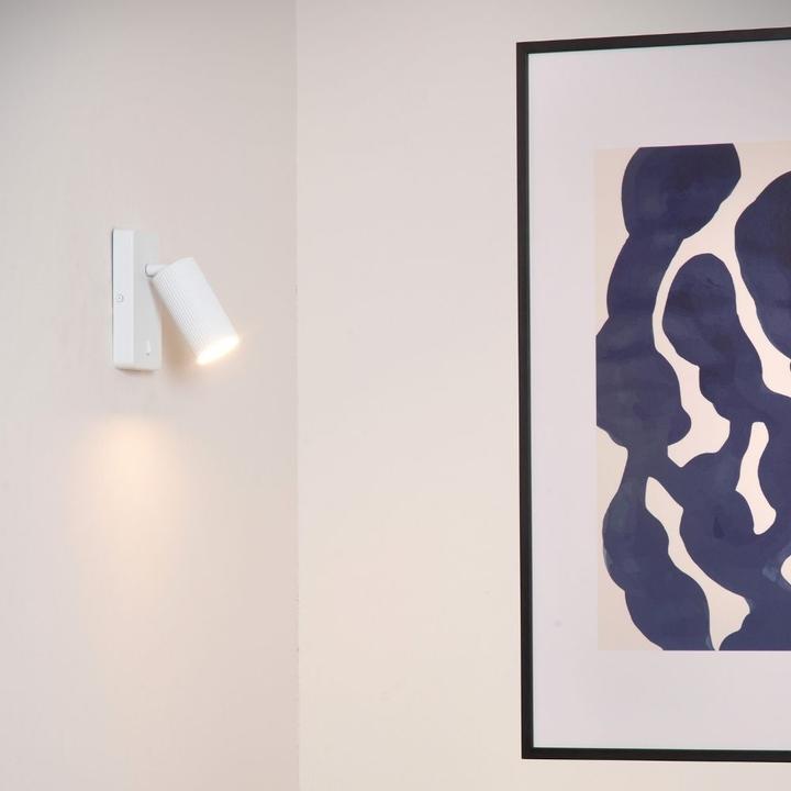 Actual product image Lucide CLUBS - Wall spotlight - 1xGU10 - White 09239/11/31 (GU10)