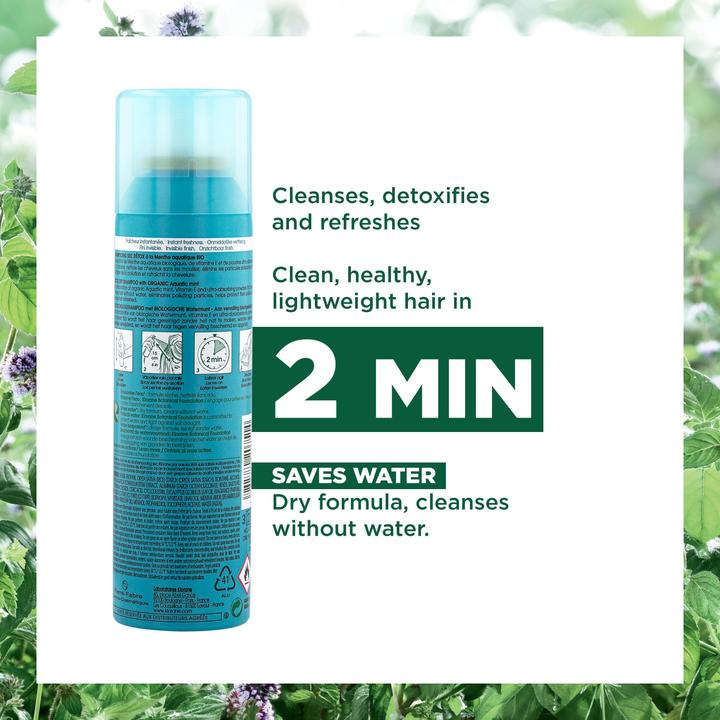 Image du produit Klorane Cheveux - Shampooing sec à la menthe (150 ml, Shampoing sec)