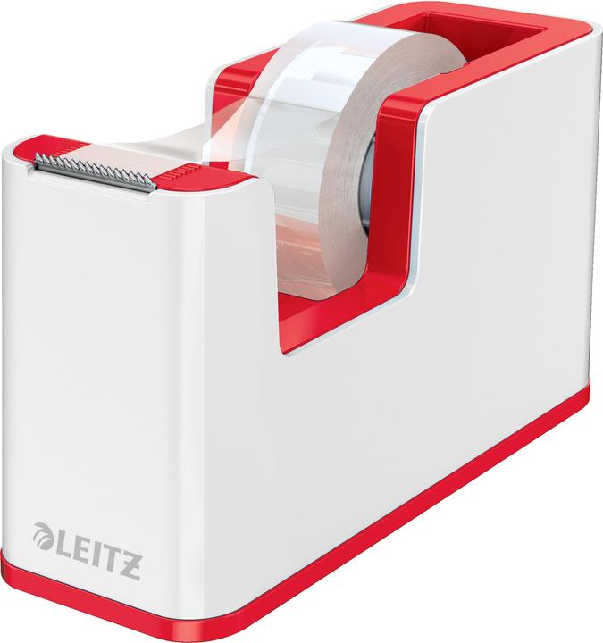 Leitz Tischabroller WOW +1RL weiss/rot