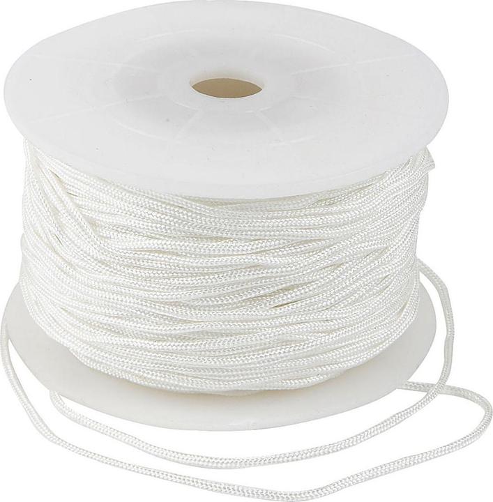 Creativ Company Cordon polyester Blanc 1 mm, 50 m