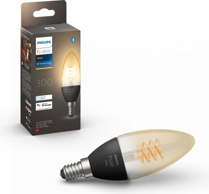 Actual product image Philips Hue White (E14, 4.50 W, 300 lm, 1 x, G)