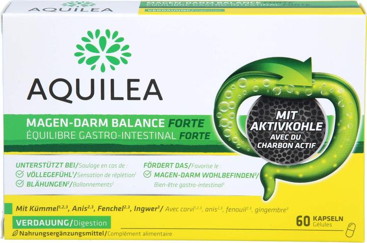Produktbild Aquilea Magen-Darm Balance Forte Kapsel (60 Stück, Kapseln, 50 g)