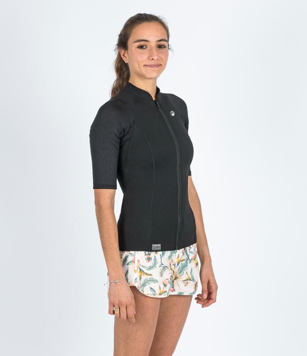 Immagine prodotto Subea YULEX100 top da bagno donna protezione UV 1,5 mm manica corta - nero (1 mm, S)