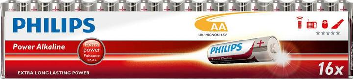 Image du produit Philips Pile Power Alkaline AA 16 pièces (16 pcs, AA)