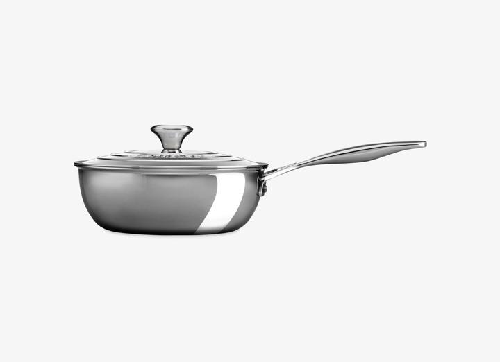 Immagine prodotto Le Creuset 3 strati Plus (24 cm, Padella per friggere, Acciaio inossidabile)