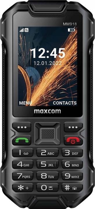 Produktbild Maxcom MOBILE STRONG MM918 VOLTE (24") Black (32 GB, Schwarz, 2.40", Dual SIM, 2 Mpx, 4G)