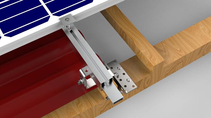 Actual product image Revolt 102-piece roof mounting set for 6 solar modules