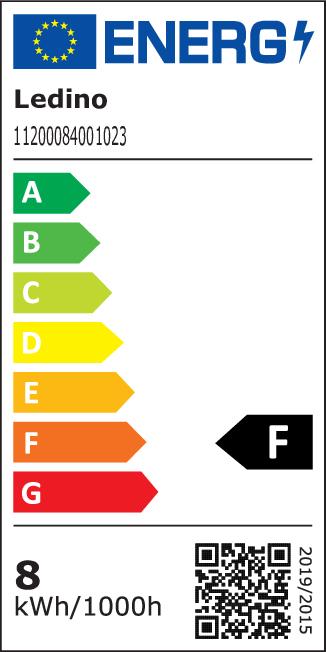 Energie-Label Ledino LED-Leuchte Pesch 8 (545 lm)