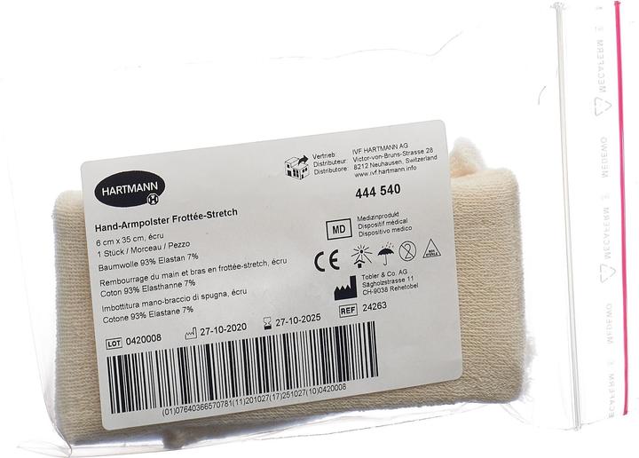 IVF Hartmann Frottée Stretch Polster 6cmx35cm für Hände und Arme