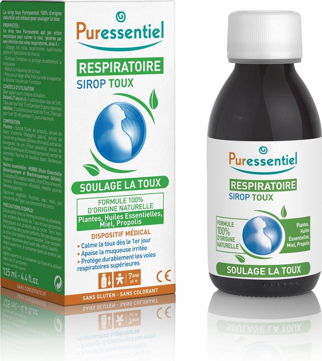 Produktbild Puressentiel Sirup Atemwege Hustensirup 125 ml (1 Stück)