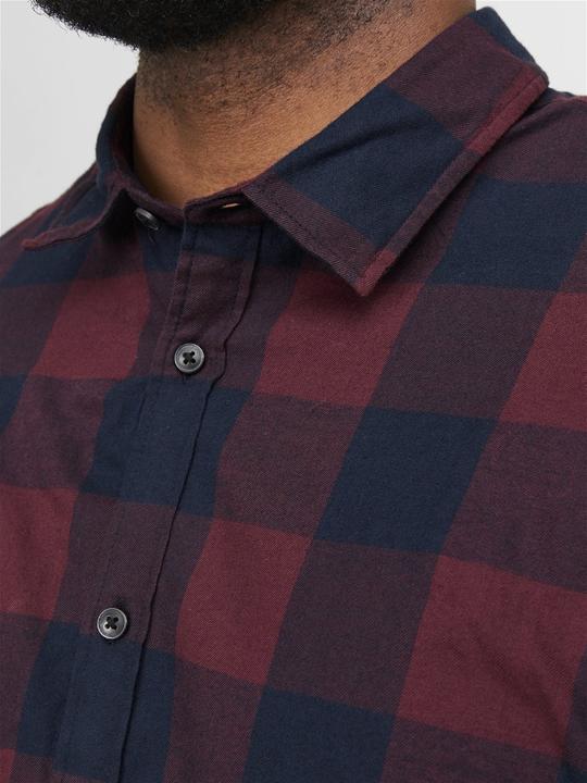 Actual product image Jack & Jones Check plus size shirt (6XL)