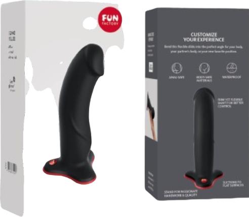 Actual product image Fun Factory - The Boss Realistic Dildo Black
