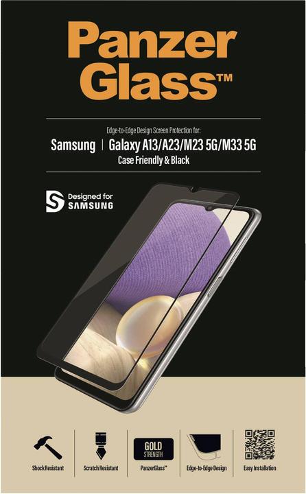 Produktbild PanzerGlass Displayschutz Case Friendly (1 Stück, Samsung Galaxy M33)