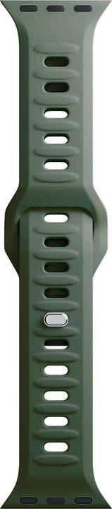 Immagine prodotto 3MK Cinturino in silicone Ciemnozielony/ Verde scuro dla Apple Watch 42/44/45/49mm (Acciaio inossidabile, Silicone)