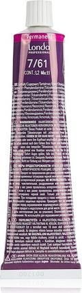 Produktbild Londa Cremehaarfarbe Color 7/61 mittelblond violett-asch 60ml (Violett, Blond)