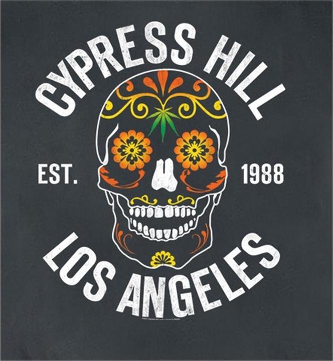 Immagine prodotto Amplified Floral Skull Maglietta Cypress Hill Senza Maniche Donna (XS)