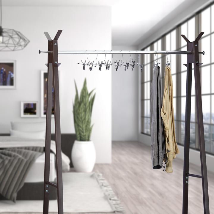Actual product image Relaxdays Metal Clothes Hangers (10 x)