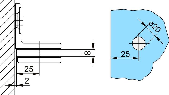 Image du produit Gral Connecteurs angulaires BH 200 (Connecteur coudé, 2 pcs)