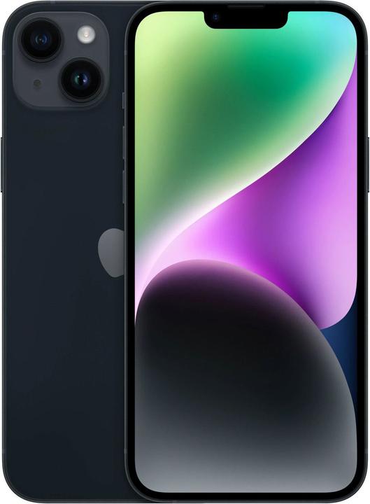 Image du produit Re!commerce iPhone 14 Plus (256 Go, Minuit, Noir, 6.70", 12 Mpx, SIM + eSIM, A / Comme neuf)
