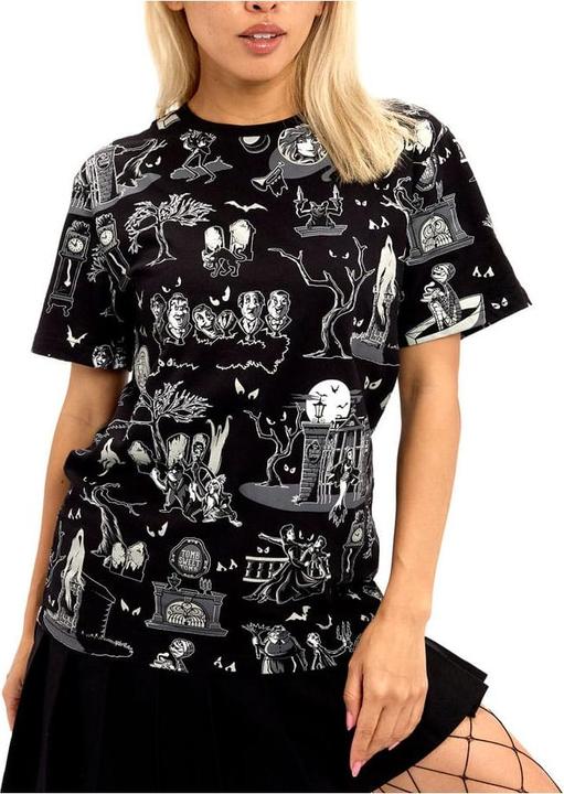 Actual product image Loungefly Disney by Tee T-Shirt Unisex Haunted Mansion Size XL (XL)