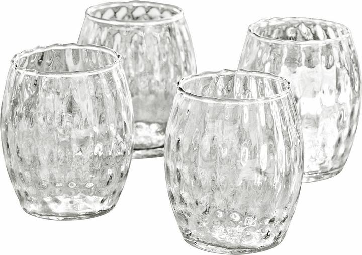 Produktbild Loberon Glas 4er Set Bourgavin klar (0.40 l, 4 x)