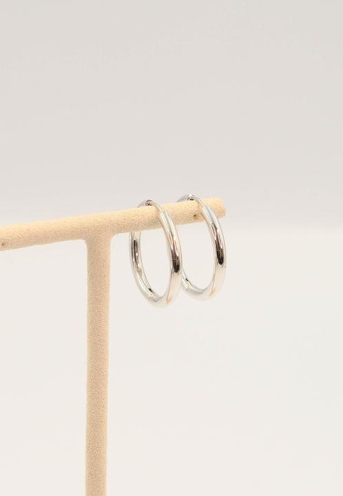 Produktbild Muau Creolen (750/18K Weissgold)
