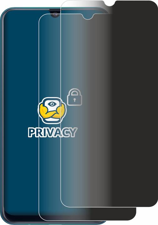 Productafbeelding BROTECT Anti-spionnetje privacyfolie Beschermfolie tegen blauw licht (2 Stuk, Samsung Galaxy M21)