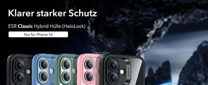 Produktbild ESR Classic Hybrid HaloLock Case (Apple iPhone 16)