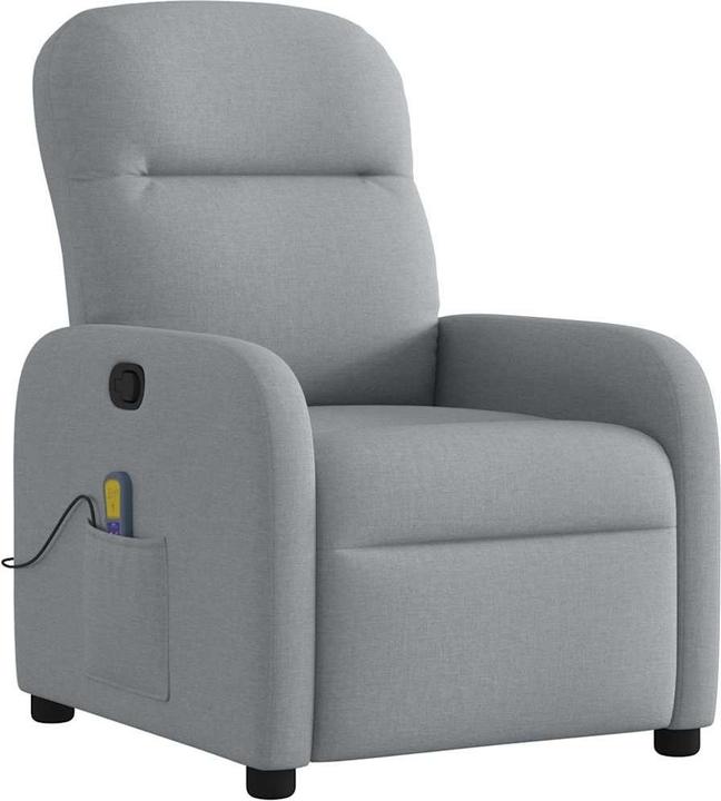 Image du produit VidaXL Fauteuil de massage Tissu gris clair