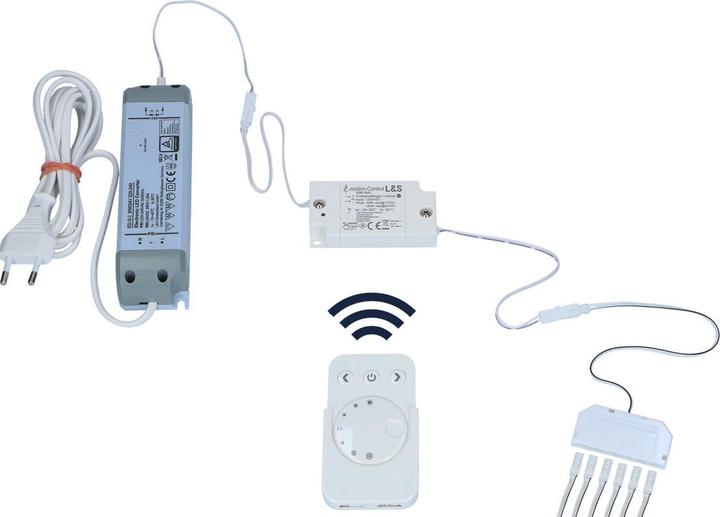 Actual product image L&S E-Motion Light 1-channel LED radio dimmer switch set 12/24 V