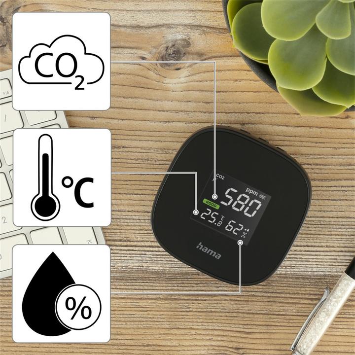 Image du produit Hama Le compteur de qualité de l'air est sûr