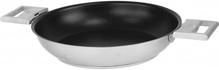 Immagine prodotto Cristel Strato Amovible Pan Non Stick Pan in acciaio inox profondo Ø24cm (24 cm, Padella per friggere, Acciaio inossidabile)