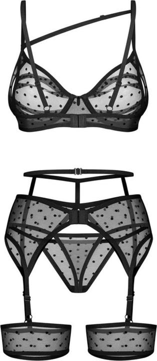 Actual product image Obsessive Nuites suspender set (L)