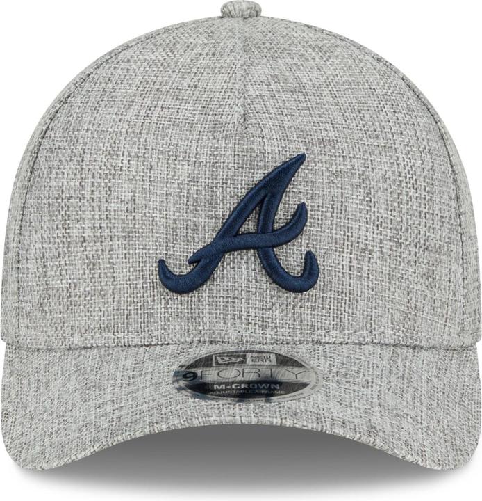 Produktbild New Era 9Forty M-Crown Cap - Weave Atlanta Braves Grau