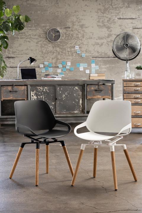 Actual product image Aeris Conference chair NUMO P462OABKBKFE black, black cushion