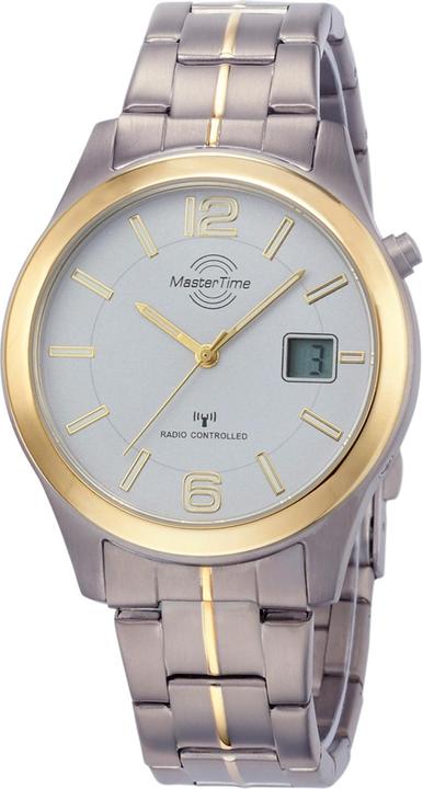 Actual product image Conrad Components MasterTimeFunkExpertMen's Watch (Analogue wristwatch, Digital watch, Radio-controlled clock, 42 mm)