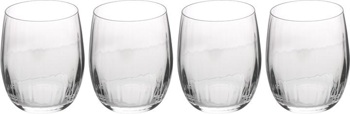 Mikasa Treviso Crystal Verres à vin sans bouchon, set de 4, 350ml (0.35 l, 4 x)