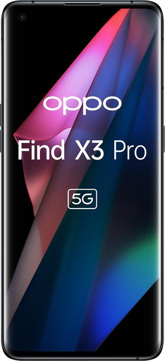 Produktbild OPPO Find X3 Pro (256 GB, Gloss Black, 6.70", SIM + eSIM, 50 Mpx, 5G)