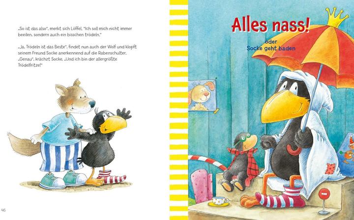 Actual product image Moost:Der kleine Rabe Socke: Mit Socke (German, Nele Moost, Annet Rudolph, 2024)