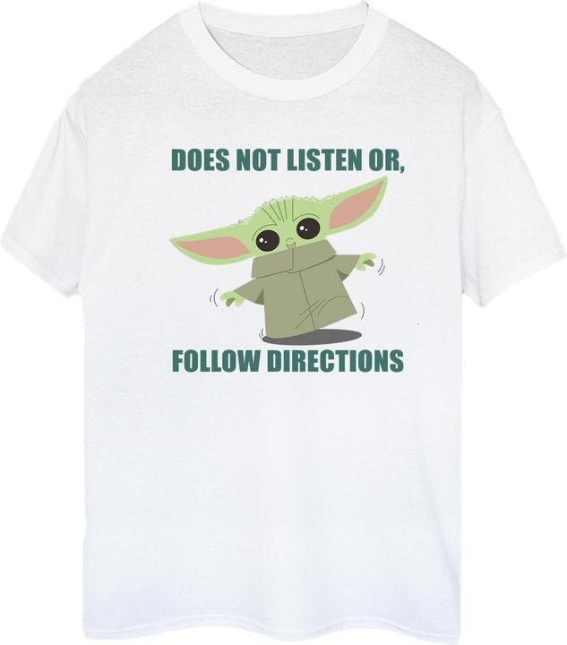 Star Wars The Mandalorian Grogu Does Not Listen TShirt (XL)